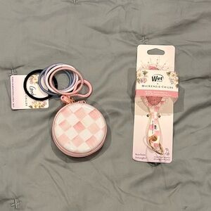 Mackenzie Childs X Wet Brush and Goody Rose Check